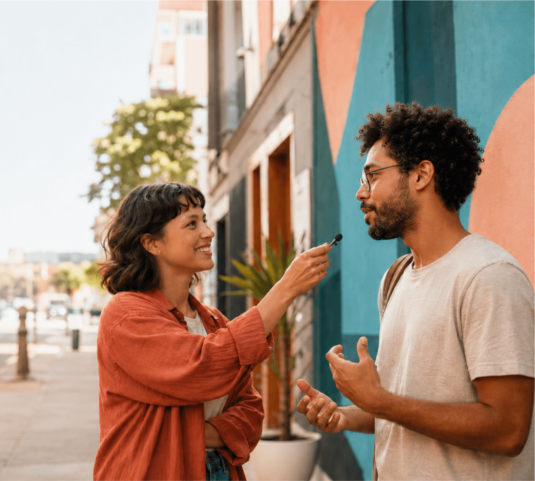 Entrevista de rua do projeto SINCERAMENTE
